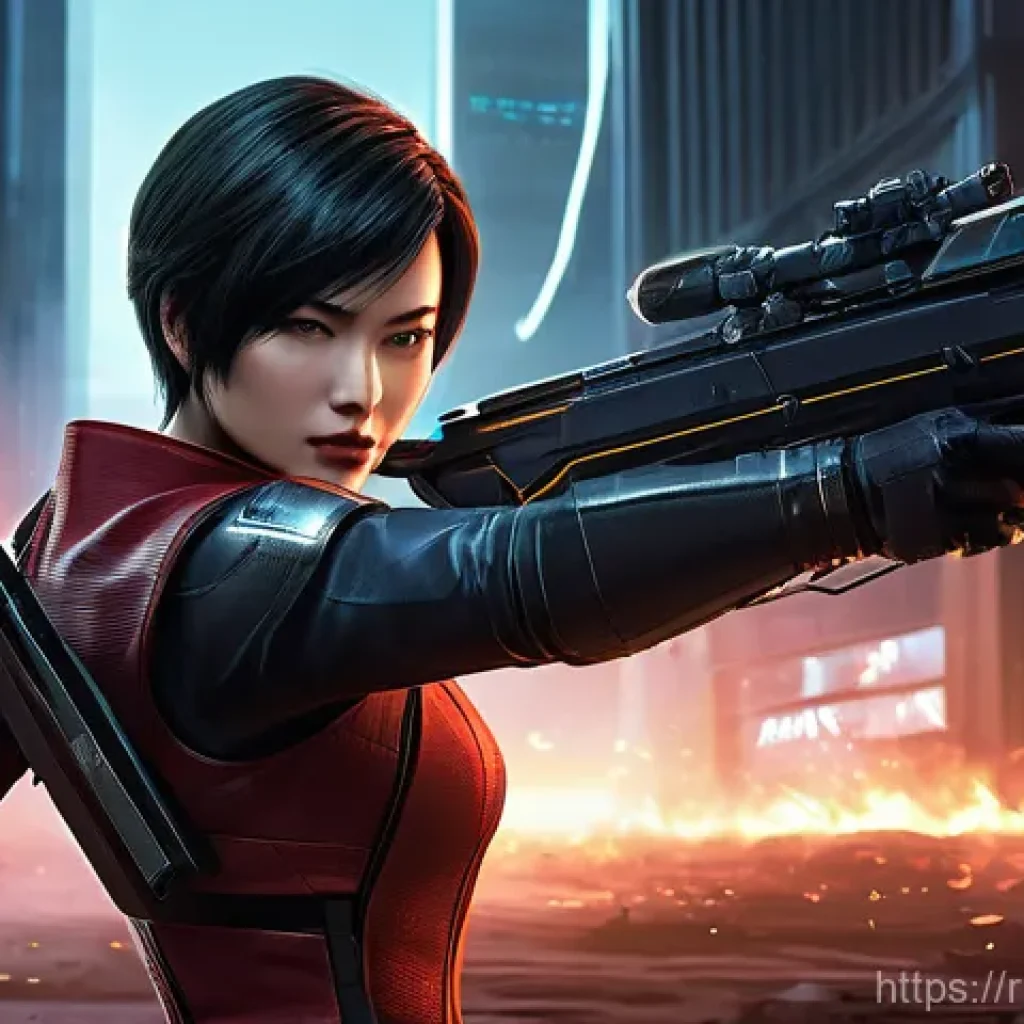 승리의여신 니케 유저 커뮤니티 - **Prompt 1: Ada Wong in Tactical Combat**
A highly detailed, dynamic illustration of Ada Wong fr...