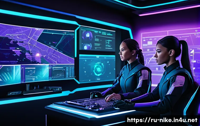 승리의여신 니케 히든 보스 공략 - **Prompt 1: Strategic Briefing and Preparation**
"A diverse team of four Nikke characters, depic...