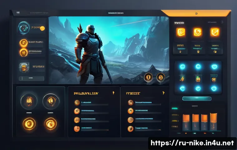 승리의여신 니케 UI 설정 최적화 - A dynamic and immersive gaming interface scene from Victory Goddess: Nike, showcasing a skill contro...