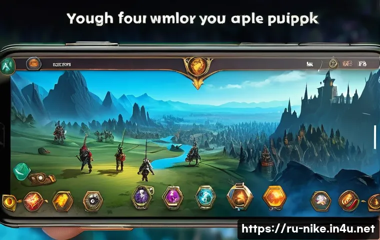 승리의여신 니케 모바일 이식 - A dynamic mobile RPG battle scene on a smartphone screen, showing an intuitive touch interface with ...